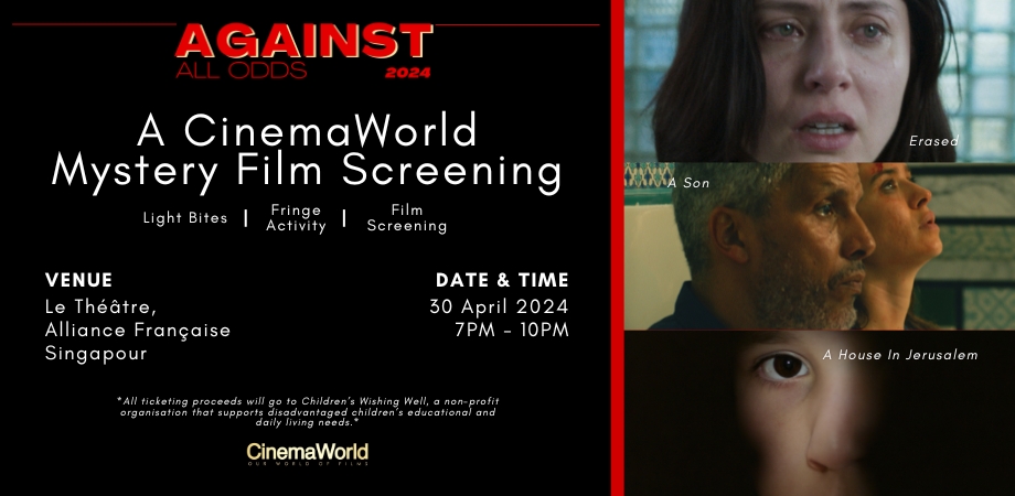 CinemaWorld Mystery Film Screening Singapore April 2024